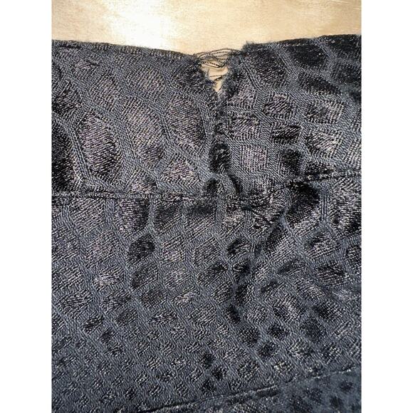 Black Snake Print Straight Leg Pants Women’s Animal Print Trousers - Picture 6 of 9